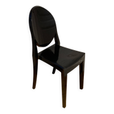 Chaise Victoria Ghost noire par Philippe Starck pour Kartell