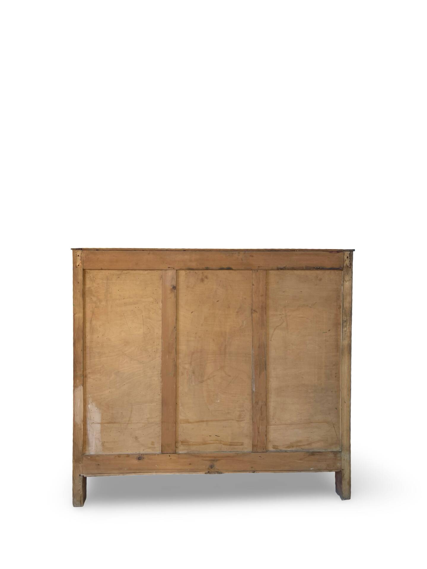 Commode de style Art Déco en bois de cerisier et noyer.