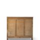 Commode de style Art Déco en bois de cerisier et noyer.