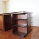 Bureau Art Déco double face en ébène de macassar et bois noirci