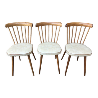 Suite of three Baumann chairs, catalogue 1958/59