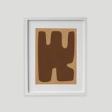Handmade painting framed