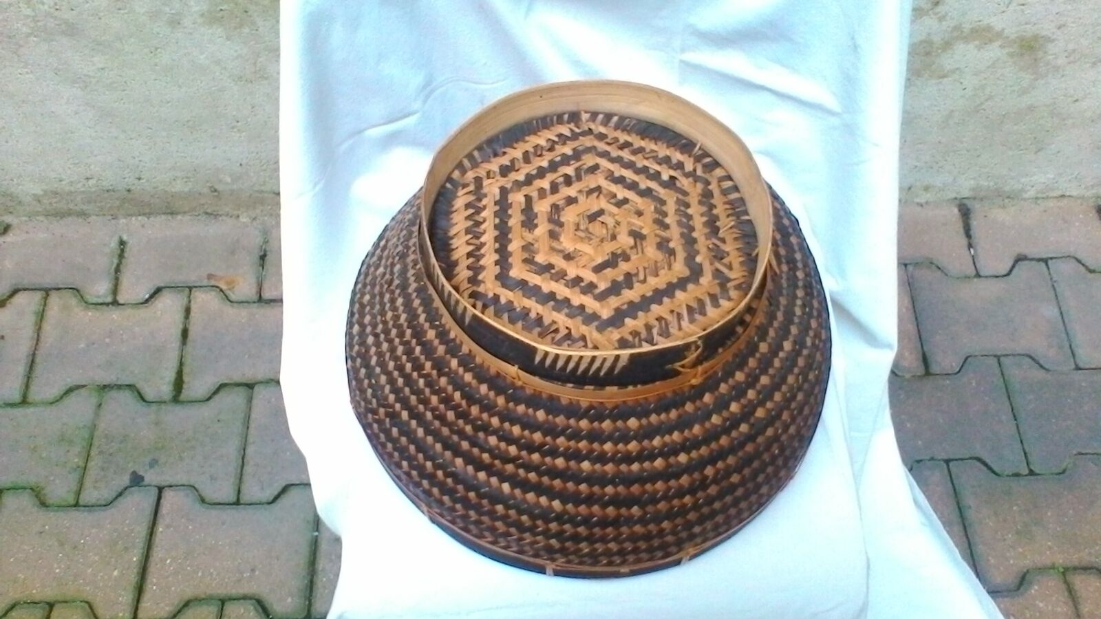 Ethnic bamboo cup