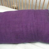 Coussin en lin ancien coloré