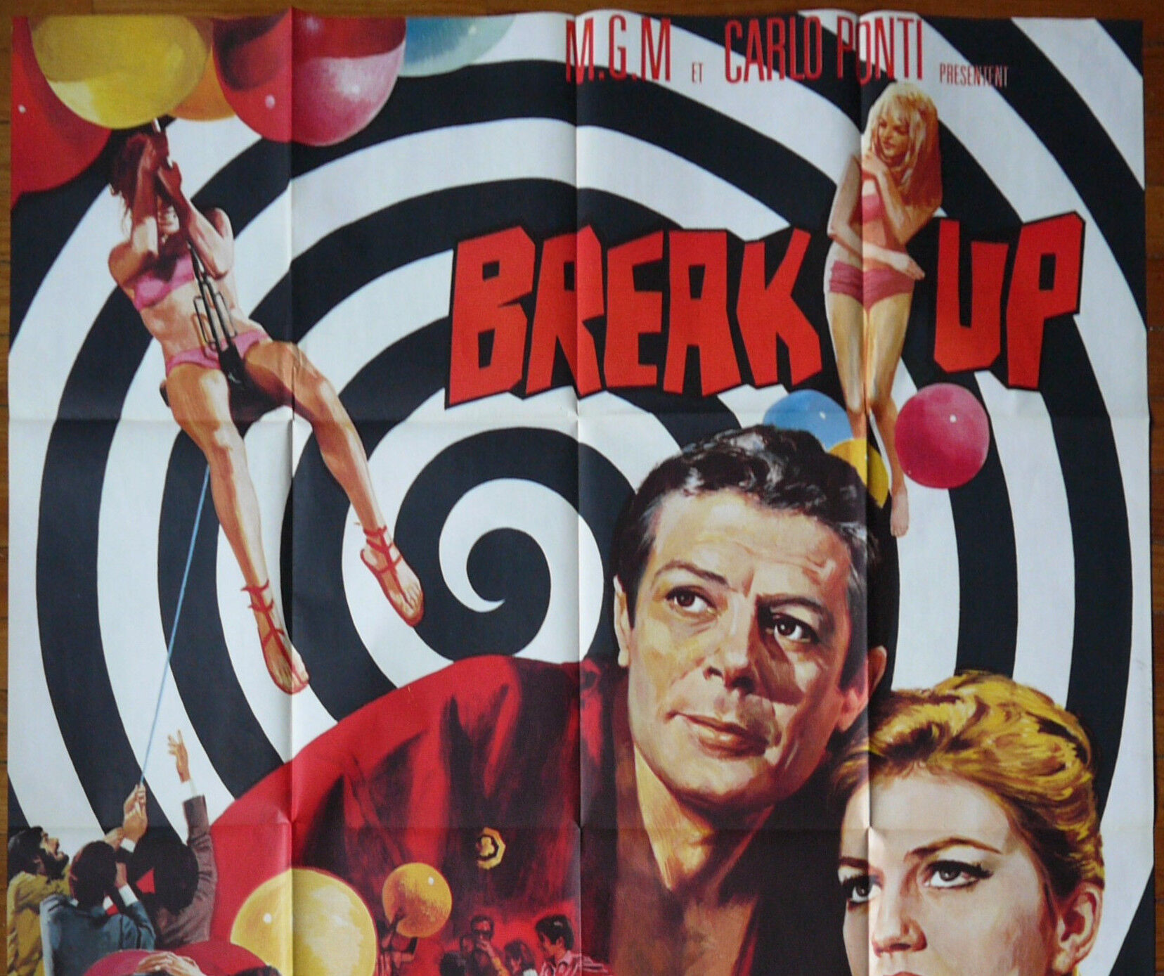 Original cinema poster "Break up" Mastroianni