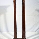 19th century high stand with 4 columns, walnut pedestal