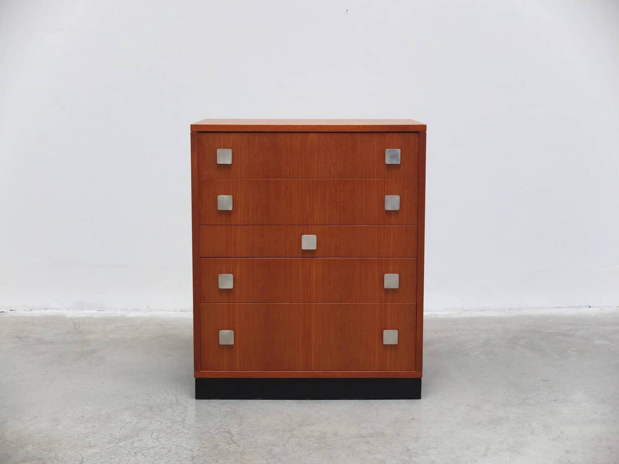 Teak chest of drawers by Alfred Hendrickx for Belform, 1960s