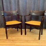 Quatre chaises Gemla Möbler AB Suède 1981