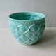 Ceramic pot cover Saint Clément France, artichoke model
