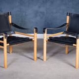 Safari Chair Set by Arne Norell for Arne Norell Ab Sweden, 1960s