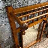 Wooden coat rack for the cloakroom