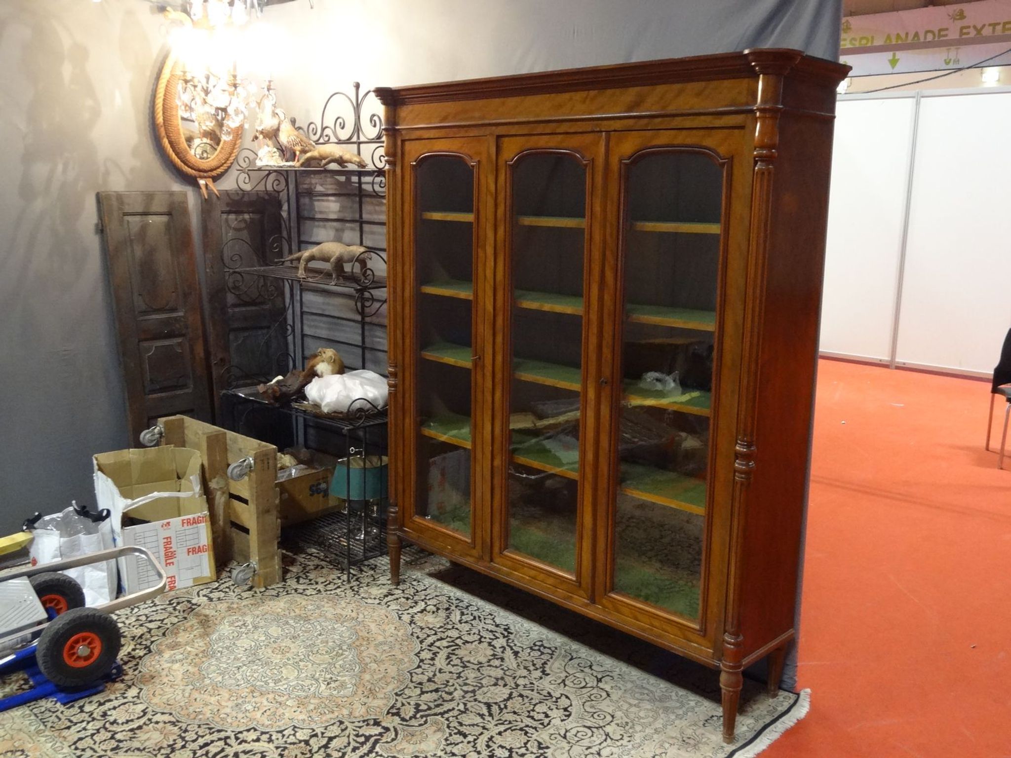 English bookcase 19th