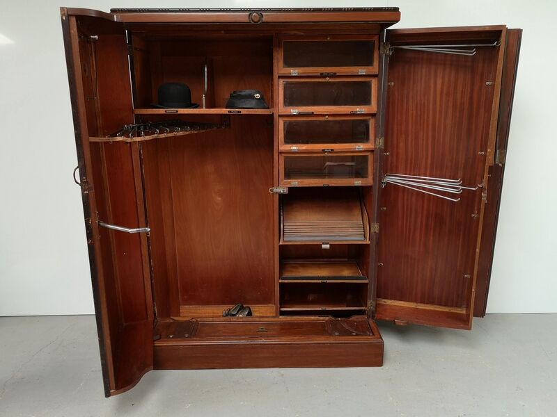Compactom mahogany cabinet