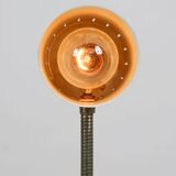 Mid-Century Modern Italian Table Lamp in Salmon and ChromeMid-Century Itali