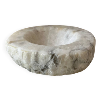 Vintage 1970s hard stone ashtray (marble, granite)