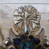 Old mirror in Talosel student Line Vautrin signed Lemanceau