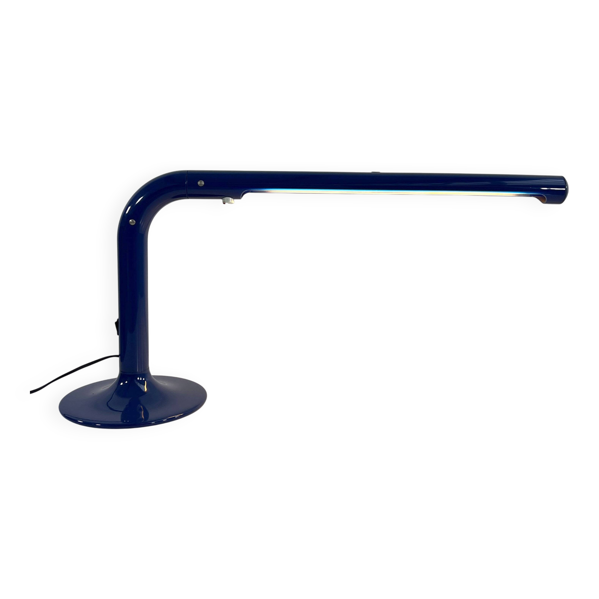 Lampe de table Tube bleue par Anders Pehrson pour Ateljé Lyktan, 1970