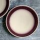 Duo assiettes de présentation Jars Poème pourpre