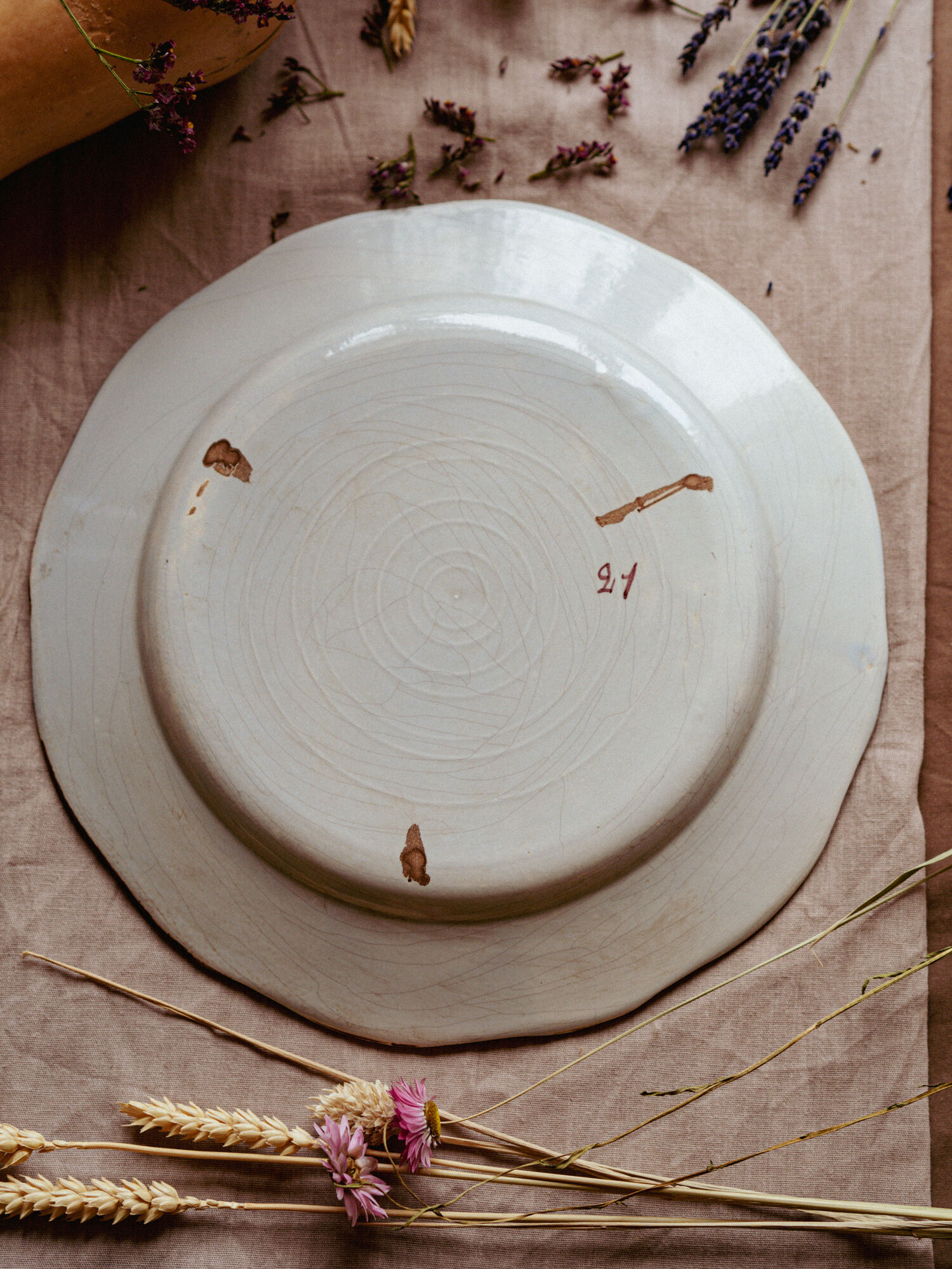 Bird plate Henriot Quimper