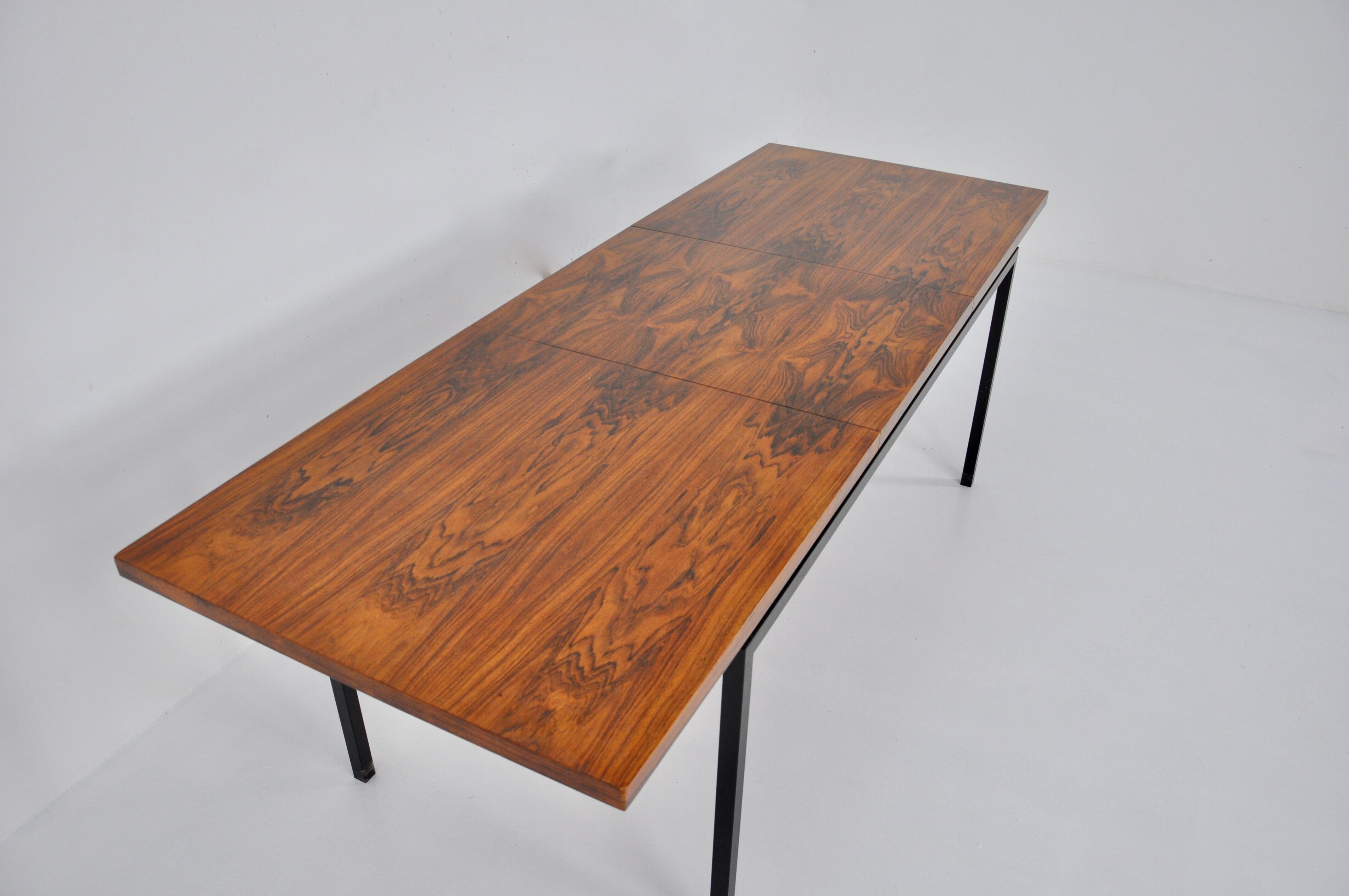 Dutch extendable dining table, 1960s