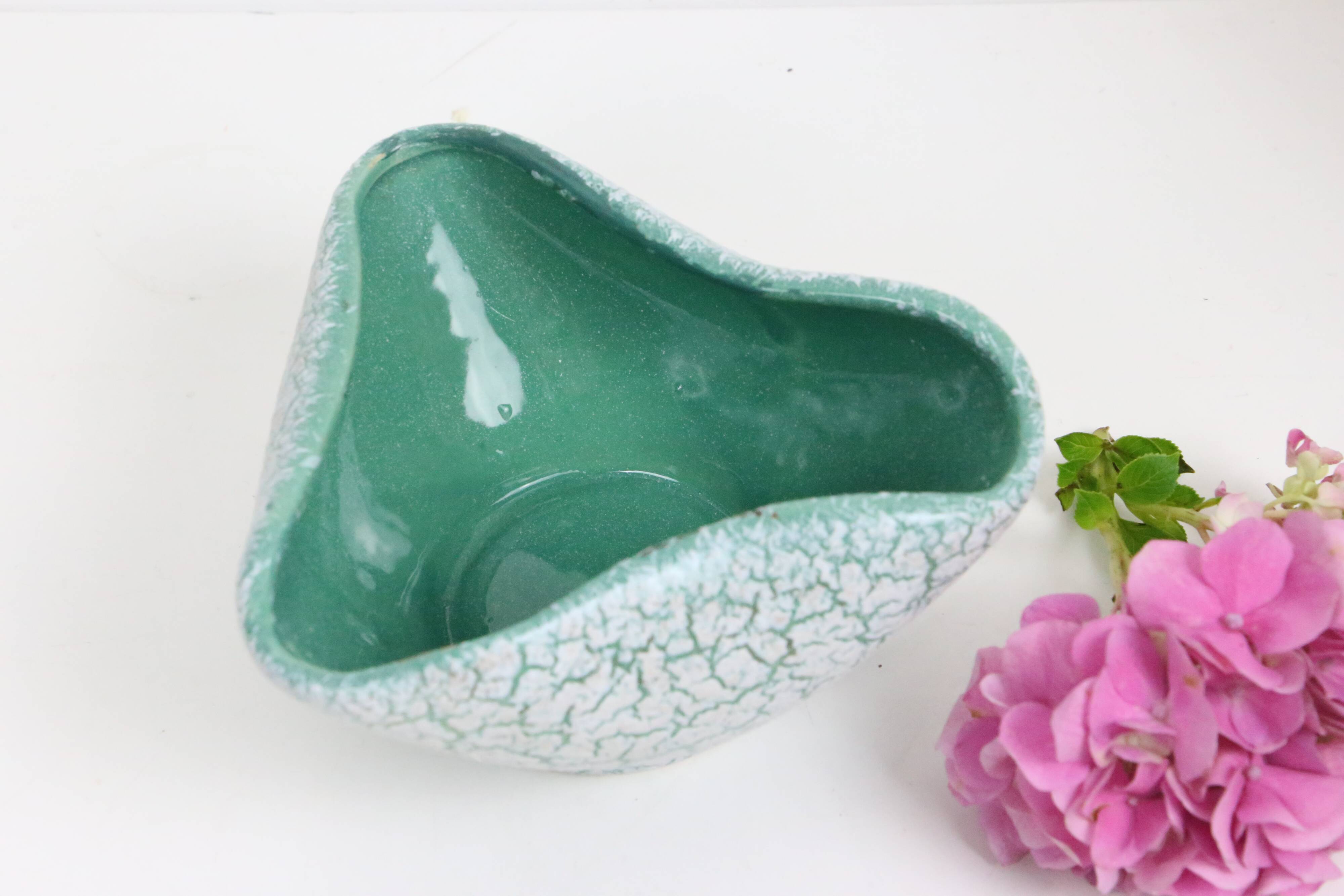 Old ceramic pot cover, attributed to De Bruyn, vintage