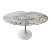 Tulip Table Eero Saarinen – Glossy white marble – Knoll