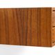 Console murale en teck par Kai Kristiansen pour Aksel Kjersgaard années 1960