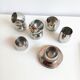 Stainless steel espresso service design AMC Italy 70s/80s (14 pieces)