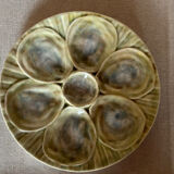 Set of 6 old Bordello Pinheiro oyster plates
