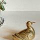 Canard en laiton vintage