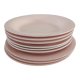 Lot de 9 assiettes terre de fer