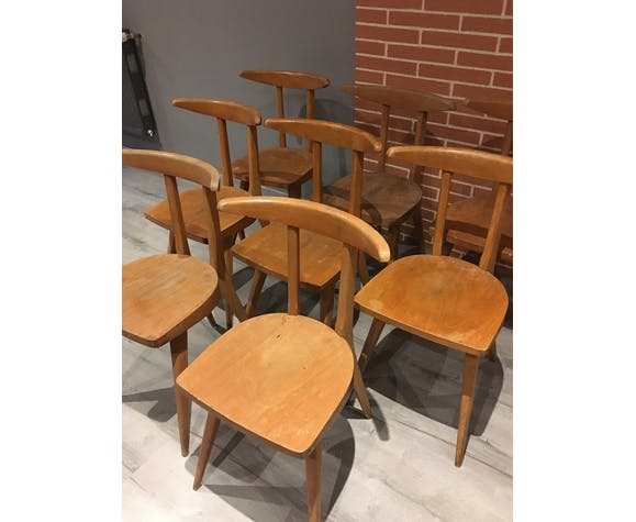 Suite of 8 Stella bistro chairs
