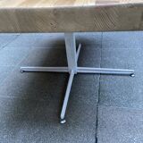 Table rises and falls in pine - Les Arcs - 1969