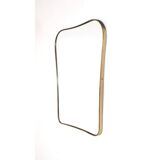 Large Italian mirror from the 1950s, 71x55 cm.