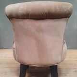 Velvet dressing table chair