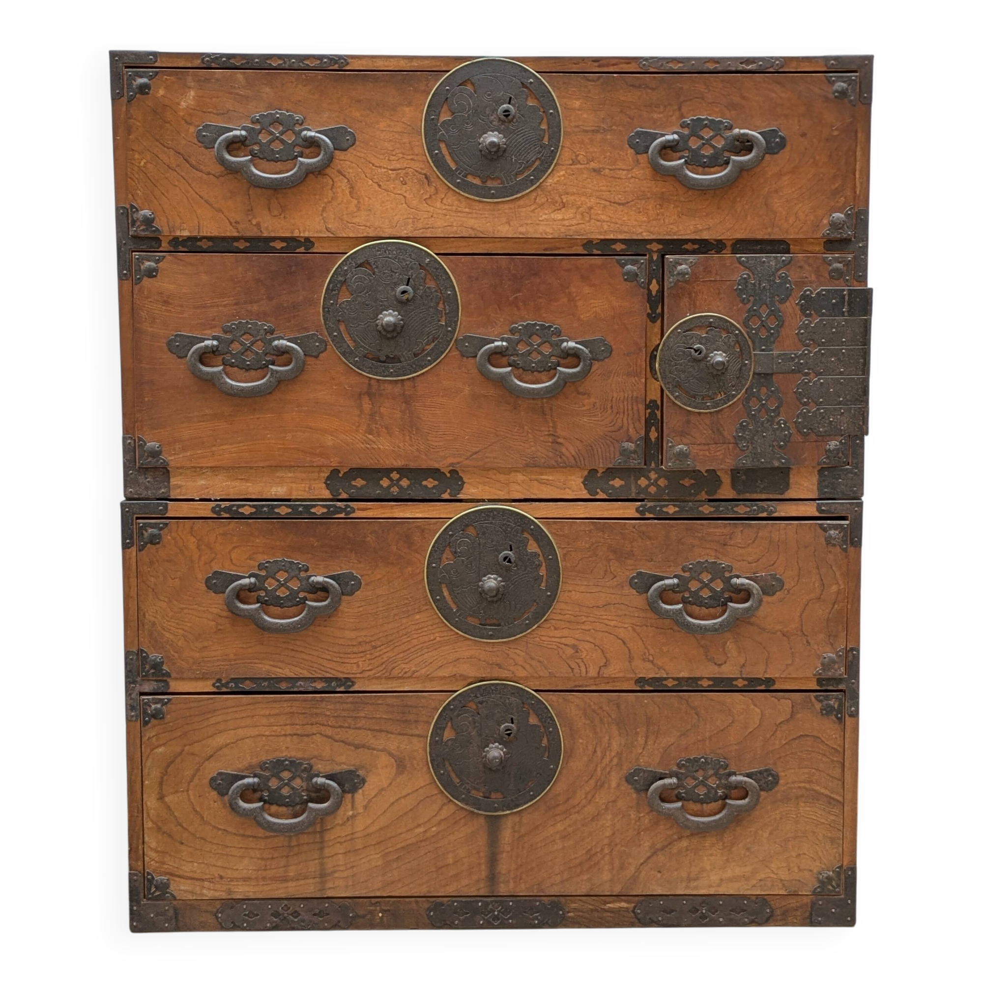 Commode japonaise - tansu - XIXe siècle - ére Meiji
