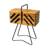 Vintage sewing basket 60