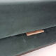 Green velvet daybed Netherlands 1950