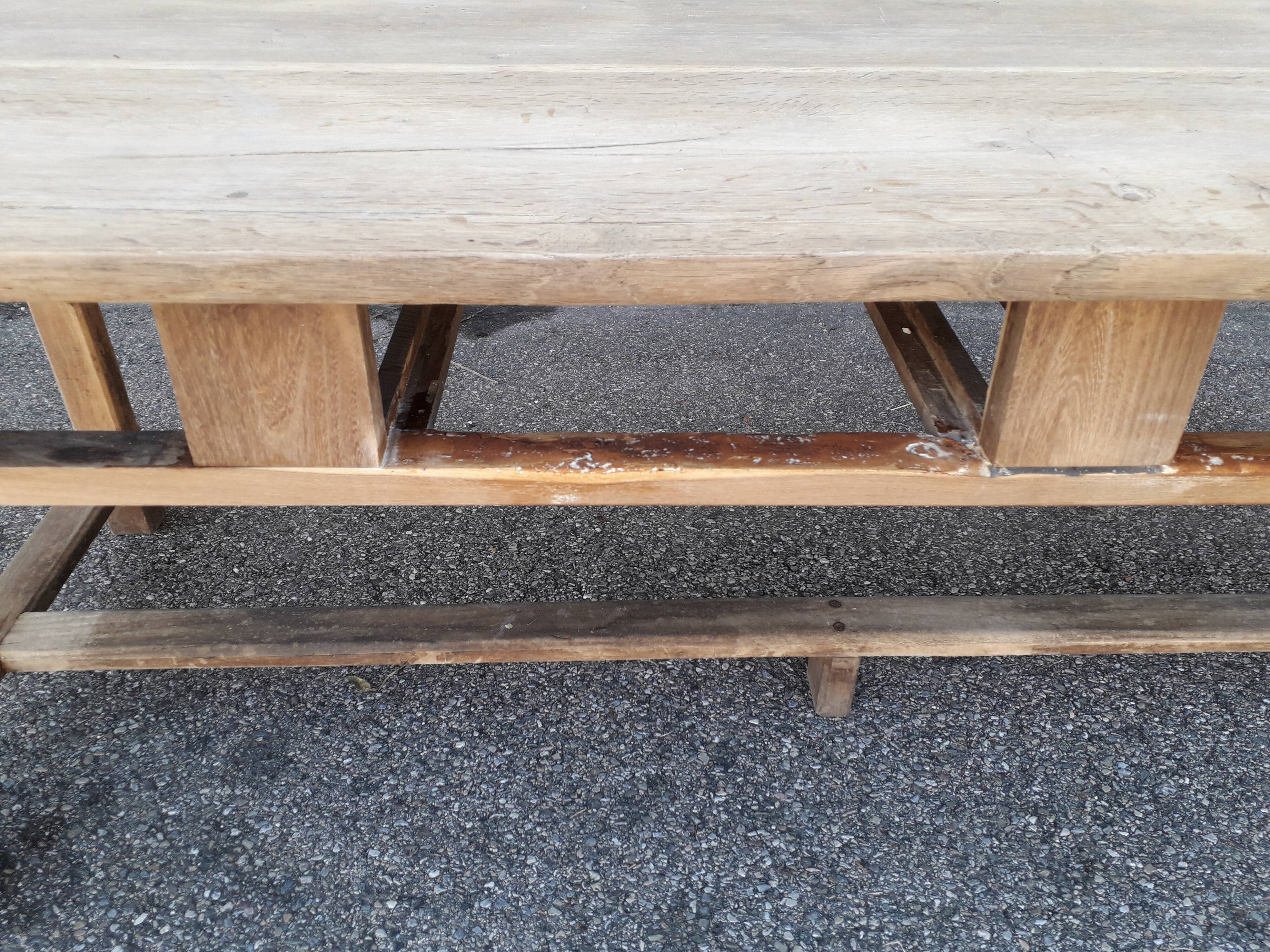214 cm drawer farm table