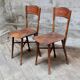 Pair of art nouveau chairs j&j kohn