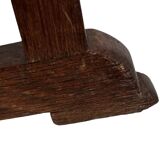 Art Deco High Back chair in oak minimalist design