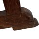Art Deco High Back chair in oak minimalist design