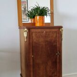 Scandinavian vintage wooden mirror