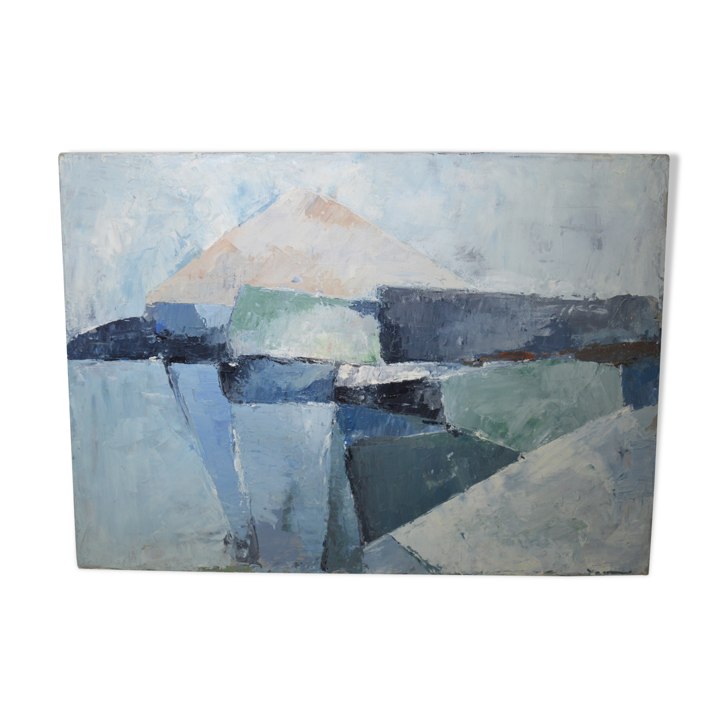 Toile acrylique paysage abstrait