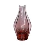 Glass vase, designed by M. Klinger, Železny Brod Sklo, Czechoslovakia, 1960s.
