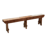 Rustic wooden bench