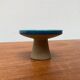 Danish ceramic candlestick from the mid-century by Herman A. Kähler for Hak, 1960s.