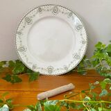 Antique serving dish in earthenware from Creil & Montereau