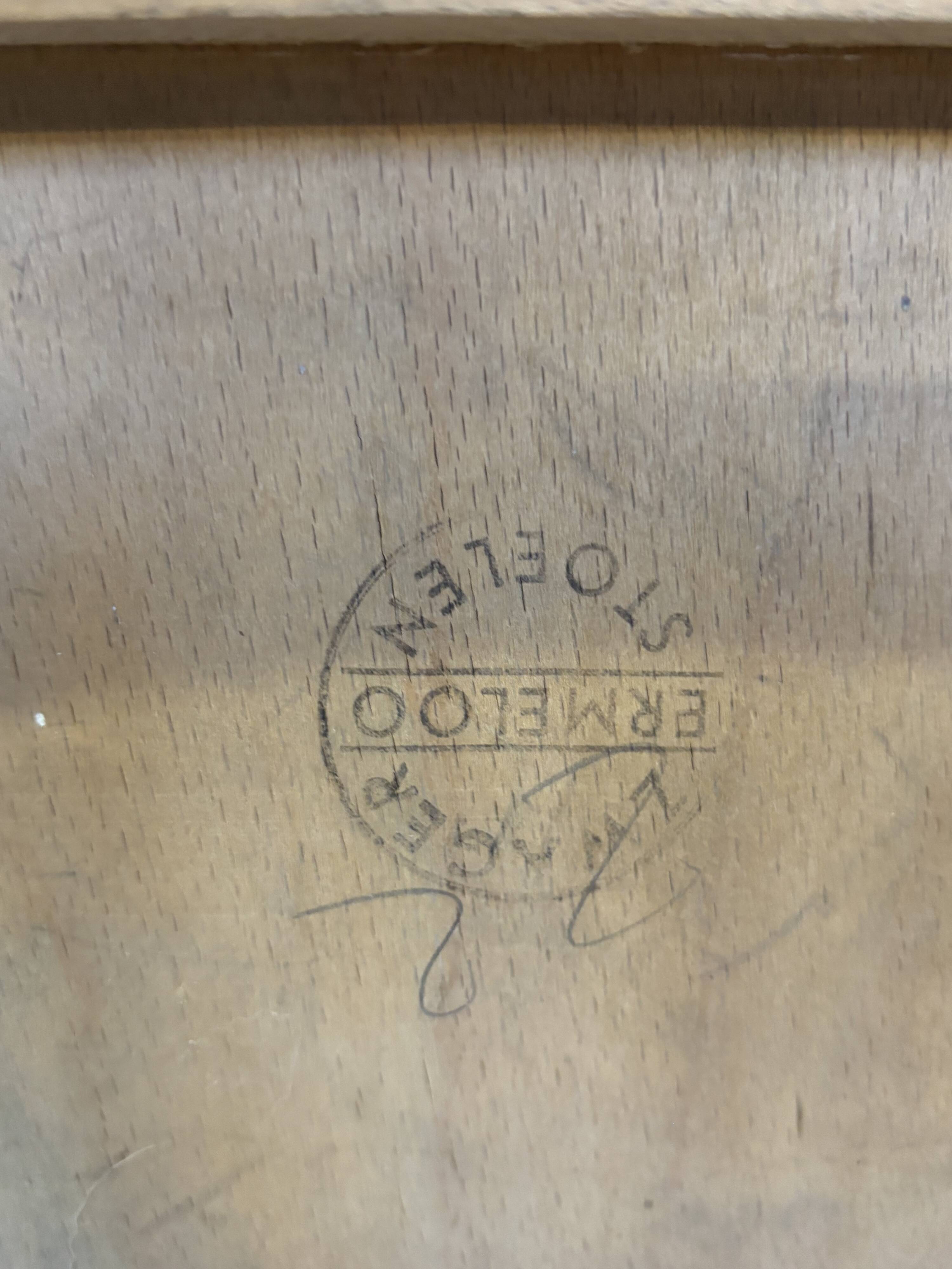 Vintage Palais De Tokyo armchair by Zwager Ermeloo, 1950's design