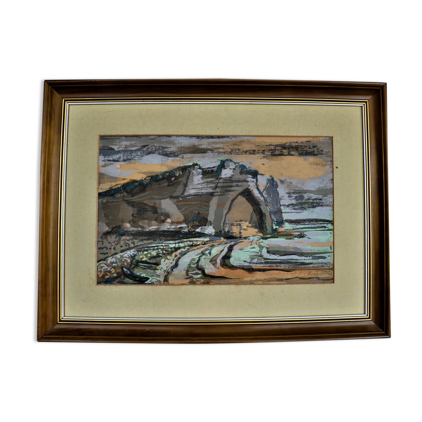 Table the Ark and the Hollow Needle of Etretat